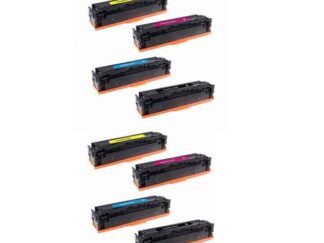 Rabat sæt! HP 201X - 2 x 4 farver BK-C-M-Y - Kompatibel - 201X - 19.400 sider