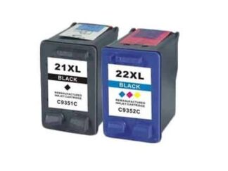 Rabat sæt! HP 21XL + 22XL - 1 x Sort 1 x Farve - Kompatibel - 21XL - 36 ml