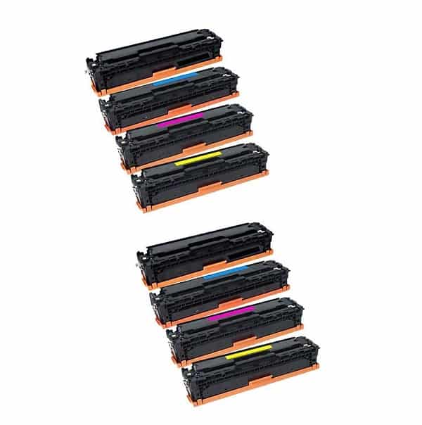 Rabat sæt! HP 410A - 2 x 4 farver BK-C-M-Y - Kompatibel - 410A - 18.400 sider