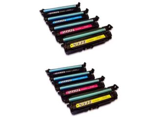 Rabat sæt! HP 507X - 2 x 4 farver BK-C-M-Y - Kompatibel - 507X - 58.000 sider