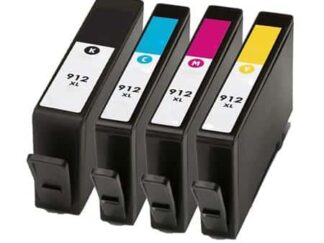 Rabat sæt! HP 912XL 4 farver BK-C-M-Y - Kompatibel- 912XL - 61,5 ml