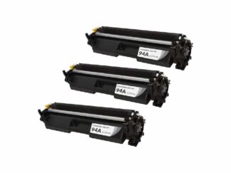Rabat sæt! HP 94A toneraptron - 3x sort (BK) - Kompatibel 3.600 sider