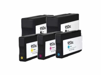 Rabat sæt! HP 950XL / 951XL 2 x BK 1 x C-M-Y - Kompatibel - 950XL - 241 ml i alt 5 stk.