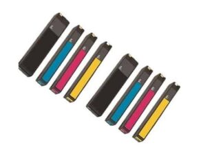 Rabat sæt! HP 973X - 2 x 4 farver BK-C-M-Y - Kompatibel - 973X - 1.040 ml