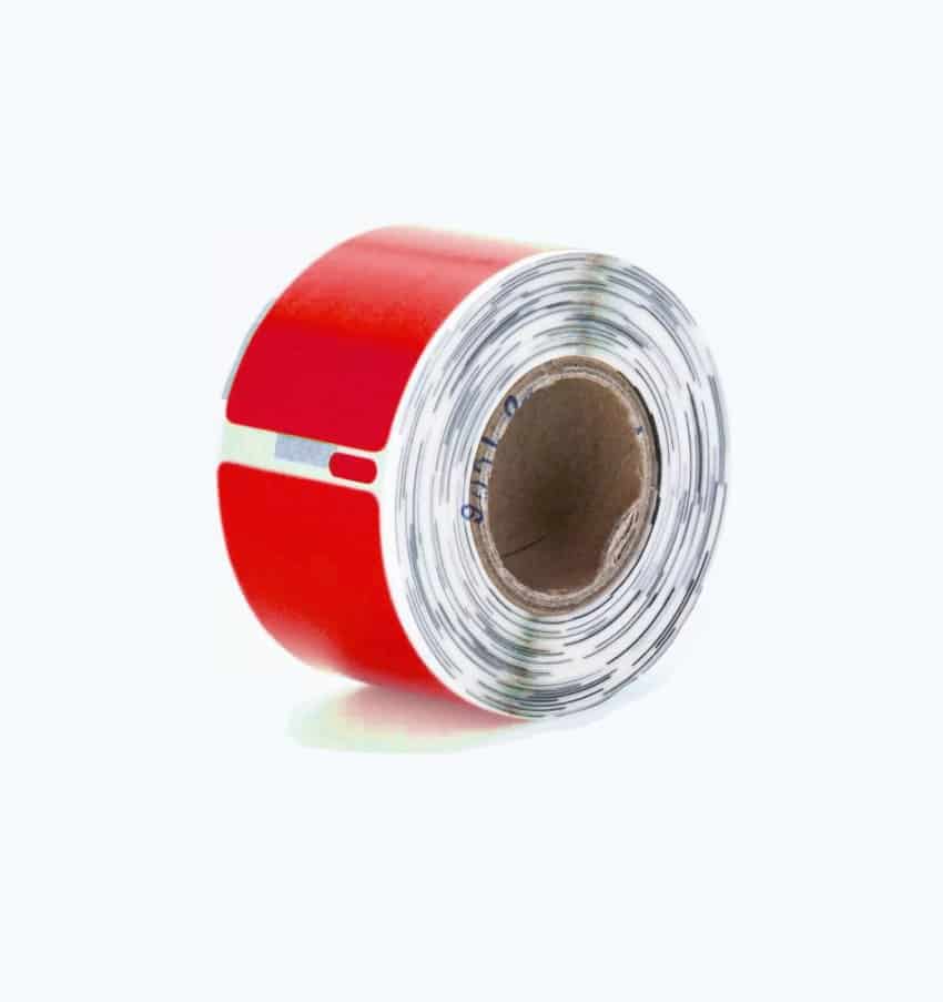 Dymo 99010 røde forsendelse etiketter – 89 x 28mm 130 stk – Kompatibel – S0722370