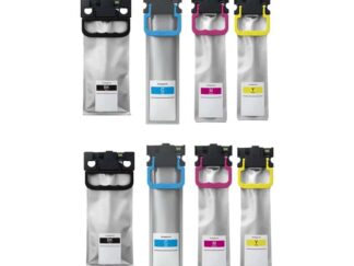 Rabat sæt! epson T01C1 til T01C4  – 8 farver 2 x BK-C-M-Y – Kompatibel – epson T01C1 til T01C4 – 50.000 sider