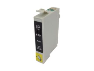 Epson 801 sort blækpatron 15 ml C13T08014011 - Kompatibel