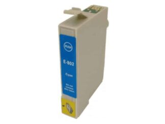 Epson 802 cyan blækpatron 12 ml C13T08024011 - Kompatibel
