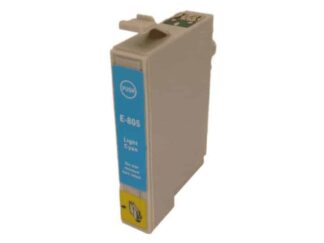 Epson 805 lys cyan blækpatron 12 ml C13T08054011 - Kompatibel