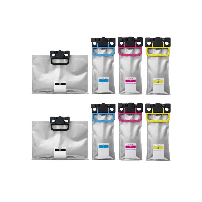 Rabat sæt! epson T01D1 til T01D4 – 8 farver 2 x BK-C-M-Y – Kompatibel – epson T01D1 til T01D4 – 220.000 sider