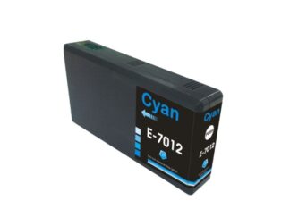 epson T7012 cyan blækpatron 45 ml C13T70124010 - Kompatibel