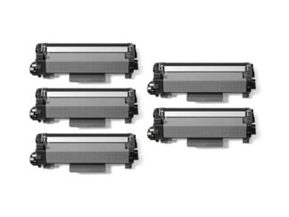 Rabat sæt! TN2510XL - 5 stk sort toner 15.000 sider - Kompatibel Brother 1 farver