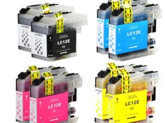 LC12E 2x BK-C-M-Y blækpatron 194 ml Kompatibel Brother - LC12E - 8stk