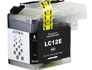 LC12EBK sort blækpatron 58 ml Kompatibel Brother - LC12EBK