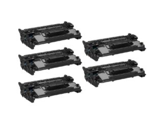 Rabat sæt! Canon 070H - 5 stk sort toner 50.000 sider - kompatibel 1 farver