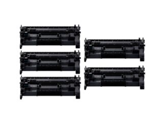 Rabat sæt! Canon 070 - 5 stk sort toner 15.000 sider - kompatibel 1 farver