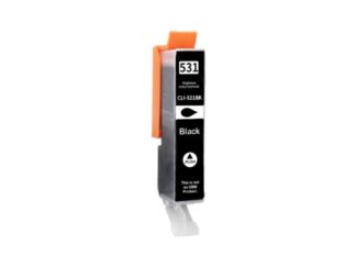 Canon CLI-531BK sort blækpatron 400 sider - kompatibel 6118C001
