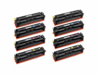 Rabat sæt! Canon CRG-045H - 2 stk BK-C-M-Y toner 23.200 sider - kompatibel 8 farver