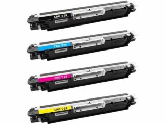 Rabat sæt! Canon CRG 729 - 1 stk BK-C-M-Y toner 4.300 sider - kompatibel 4 farver
