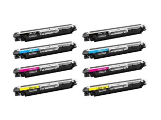 Rabat sæt! Canon CRG 729 - 2 stk BK-C-M-Y toner 8.600 sider - kompatibel 8 farver
