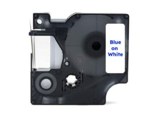 Dymo 40914 Blå på hvid standardtape 9mm x 7m - kompatibel S0720690