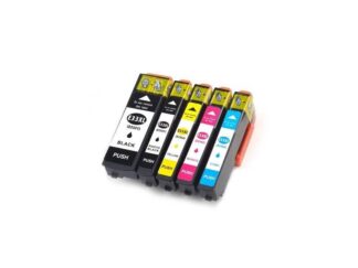Rabat sæt! Epson 33XL - 5 farver BK-PBK-C-M-Y - Uoriginal -33XL - 78,2 ml