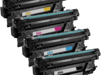 Rabat sæt! HP 655A BK-C-M-Y toner 44.000 sider Kompatibel - CF450A - 453A - 44.000 sider