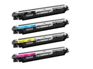 Rabat sæt! HP 126A - 4 farver BK-C-M-Y - Kompatibel - 126A - 4.200 sider