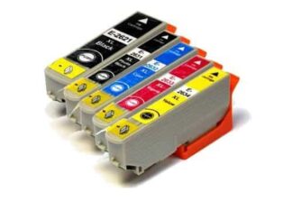 Rabat sæt! Epson 26XL - 5 farver PBK-BK-C-M-Y - Uoriginal -26XL - 69 ml