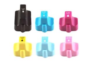 Rabat sæt! HP 363 - 6 farver BK-C-M-Y - LC-lm - Kompatibel - 363 - 100 ml