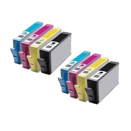 Rabat sæt! HP 364XL - 2 x 4 farver BK-C-M-Y - Kompatibel - 364XL - 140 ml