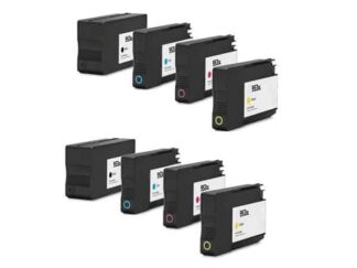 Rabat sæt! HP 953XL - 2 x 4 farver BK-C-M-Y - Kompatibel - 953XL - 256 ml