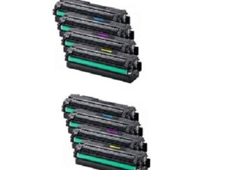 Rabat sæt! Samsung CLT-505L - 2 x 4 farver BK-C-M-Y - Kompatibel - CLT-505L - 33.000 sider