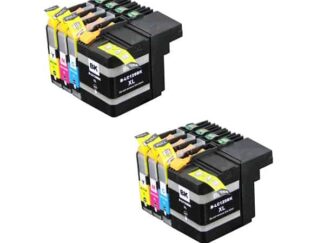 Rabat sæt! LC129XL / 125XL - 2 x 4 farver BK-C-M-Y - Kompatibel Brother - LC129XL - 12.000 sider
