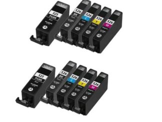 Rabat sæt! Canon PGI-525 / CLI-526 - 2 x 5 farver PBK-BK-C-M-Y - Kompatibel - PGI-525 - 118 ml