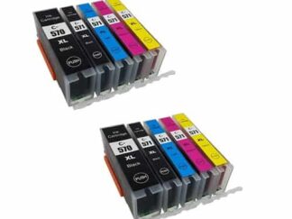 Rabat sæt! Canon PGI-570XL / CLI-571XL - 2 x 5 farver PBK-BK-C-M-Y - Kompatibel - PGI-570XL - 152 ml