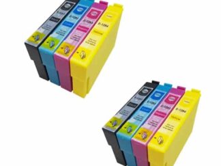 Rabat sæt! Epson T1281 - T1284 - 2 x 4 farver BK-C-M-Y - Uoriginal -T1281 - 74 ml