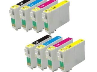 Rabat sæt! Epson T1291 - T1294 - 2 x 4 farver BK-C-M-Y - Uoriginal -T1291 - 102 ml