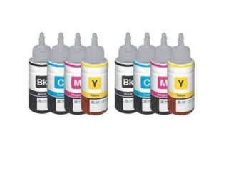 Rabat sæt! Epson T6641 - T6644 - 2 x 4 farver BK-C-M-Y - Uoriginal -T6641 - 800 ml
